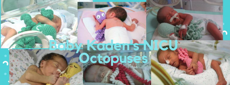 Baby Kaden's NICU Octopus Toys